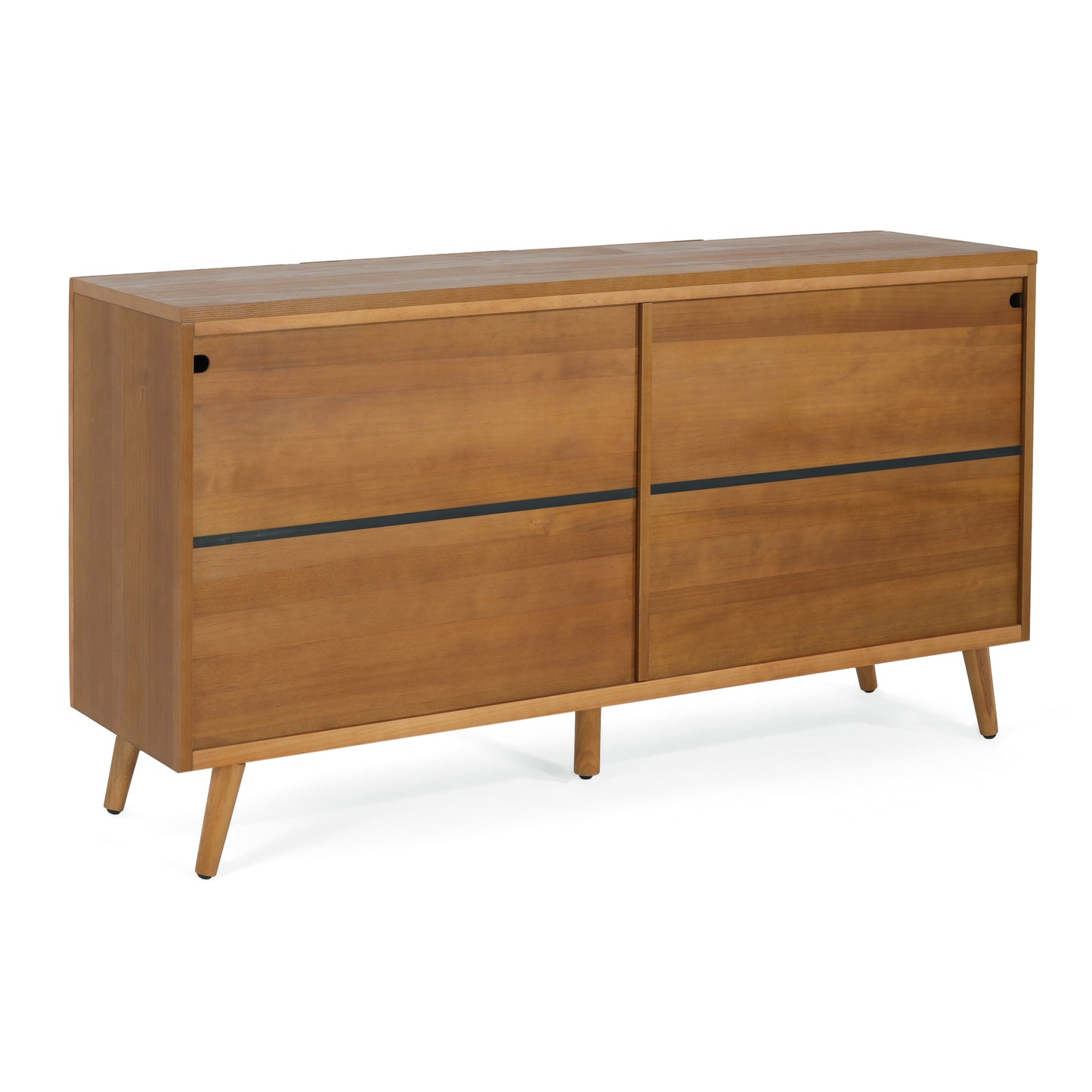 Meliora Modern Fluted Sideboard with Adjustable Shelves