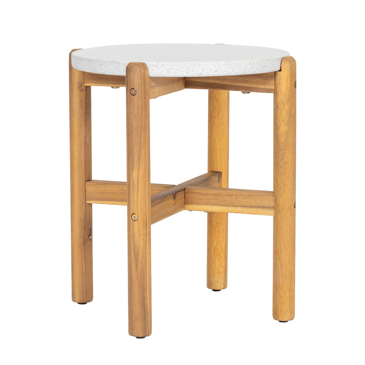 Outdoor 3 Pieces Chat Set 2 Patio Club Chairs  and 1 End Table  With Water-resistant cushions