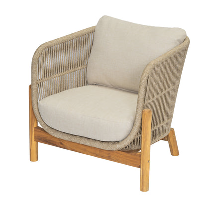 Outdoor 3 Pieces Chat Set 2 Patio Club Chairs  and 1 End Table  With Water-resistant cushions