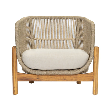 Outdoor 3 Pieces Chat Set 2 Patio Club Chairs  and 1 End Table  With Water-resistant cushions