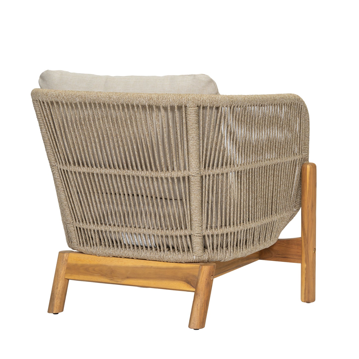 Outdoor 3 Pieces Chat Set 2 Patio Club Chairs  and 1 End Table  With Water-resistant cushions