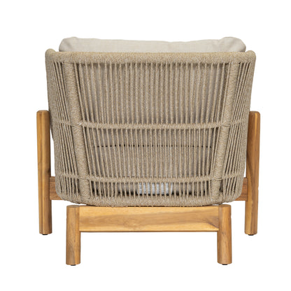 Outdoor 3 Pieces Chat Set 2 Patio Club Chairs  and 1 End Table  With Water-resistant cushions