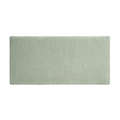 Hopehorizon Rectangle Chenile Solid Wood Storage Ottoman Chenille