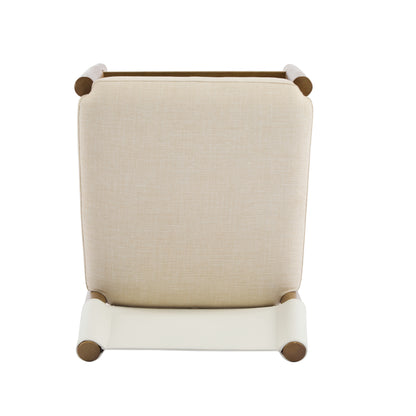 Wrenar Modern Solid Wood Bar Stool with Polyester Cushion,Set of 2