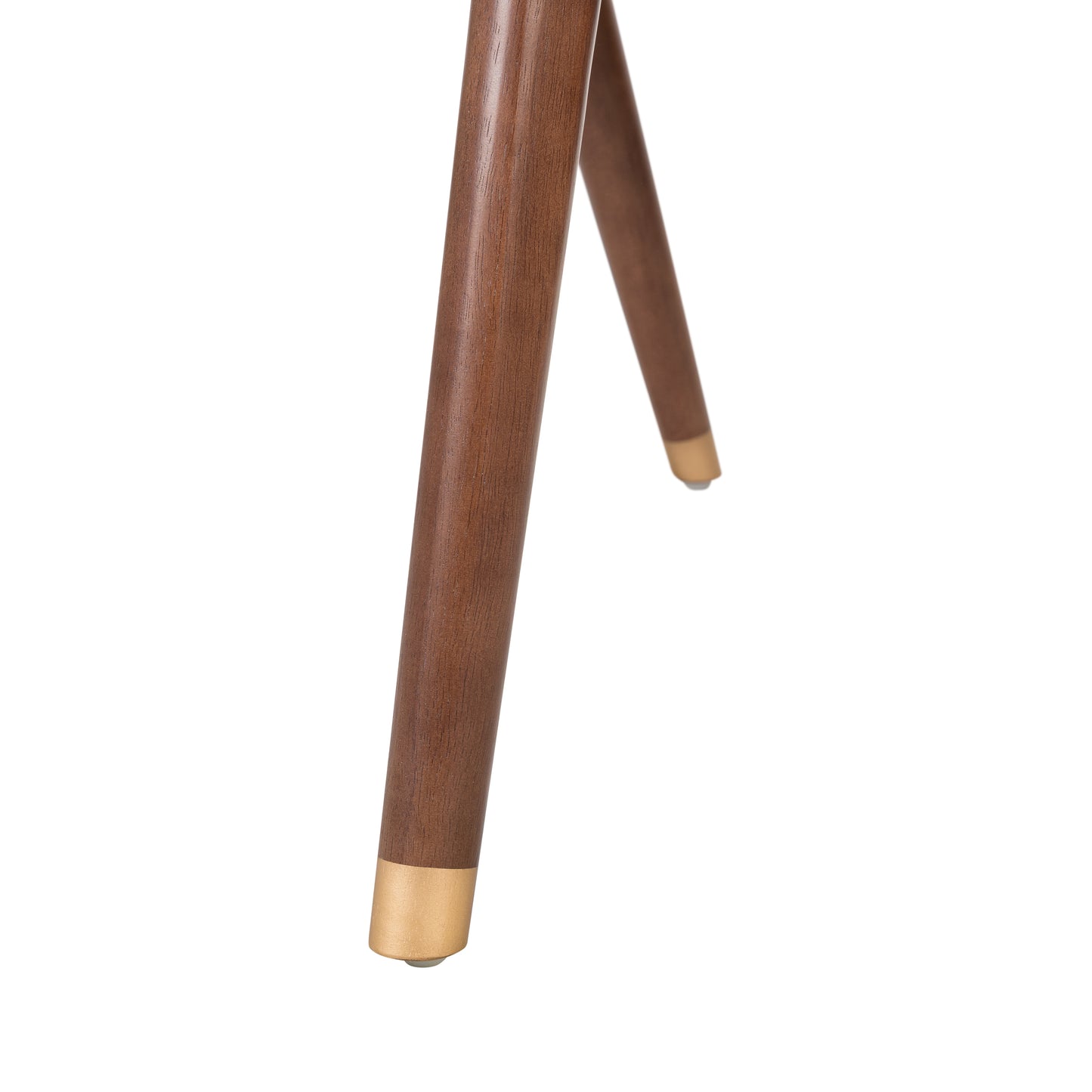 Nomi Upholstered Dining Chair with Curved Back Support and Solid Wood Frame