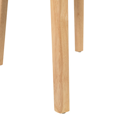 Orrin Modern Dining Chairs, Rattan Weave & Padded Seat with Comfortable Armrests,Set of 2