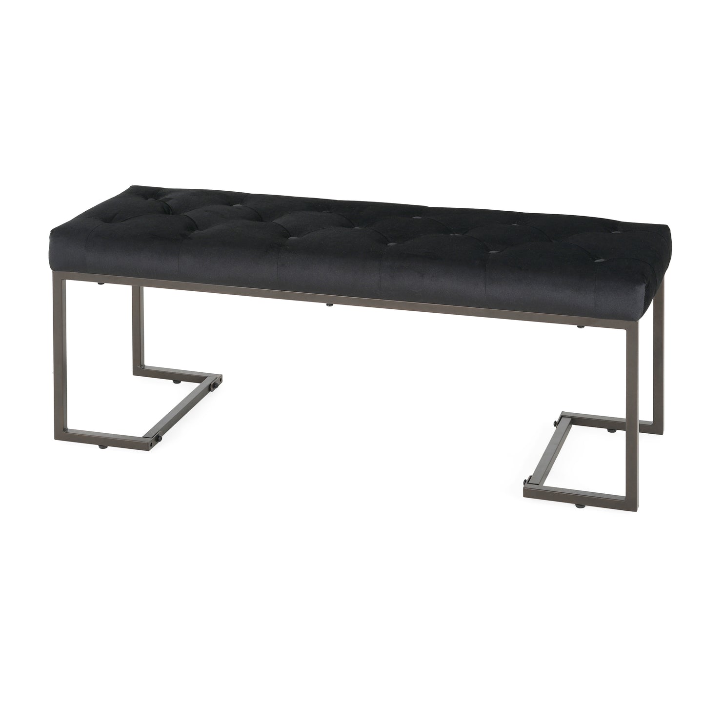 Gladys Modern Fabric Bench