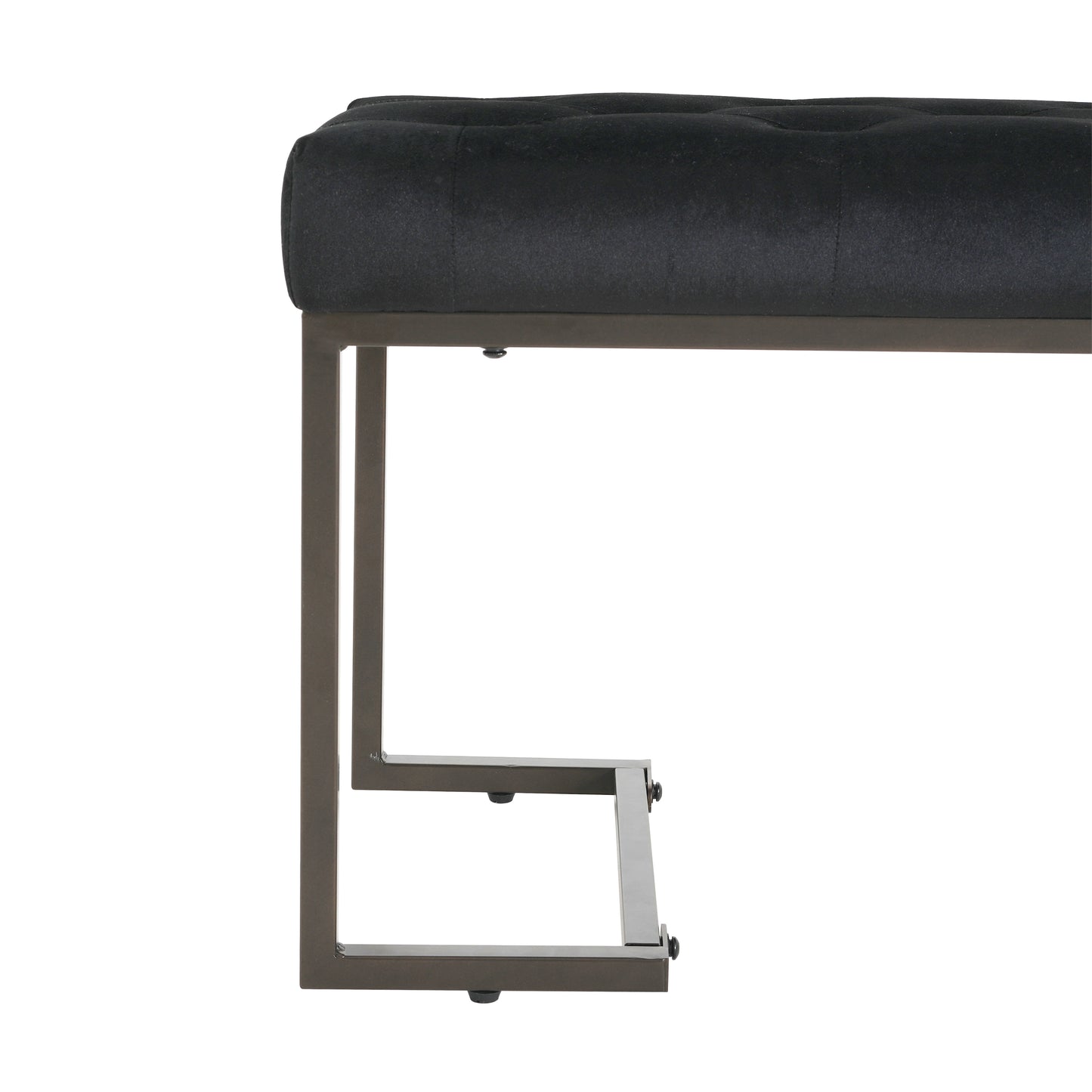 Gladys Modern Fabric Bench