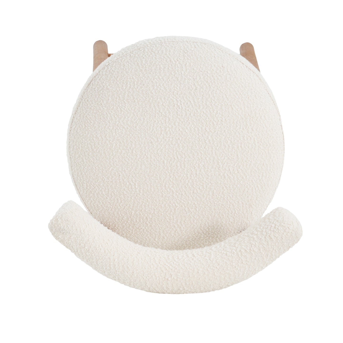 Quiner Modern Rubber Wood & Fabric Bar Stool,Set of 2