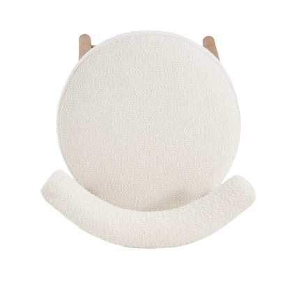 Quiner Modern Rubber Wood & Fabric Bar Stool,Set of 2