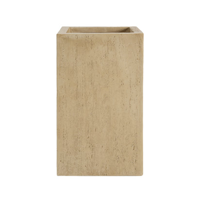 Mistry MGO Handmade Rectangle Planter Box,Travertine