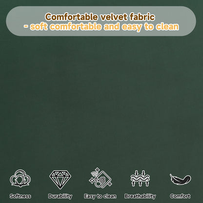 Calla Dark Green Velvet Soft Bed: Light Luxury Texture, Adding a High-end Atmosphere to Bedroom
