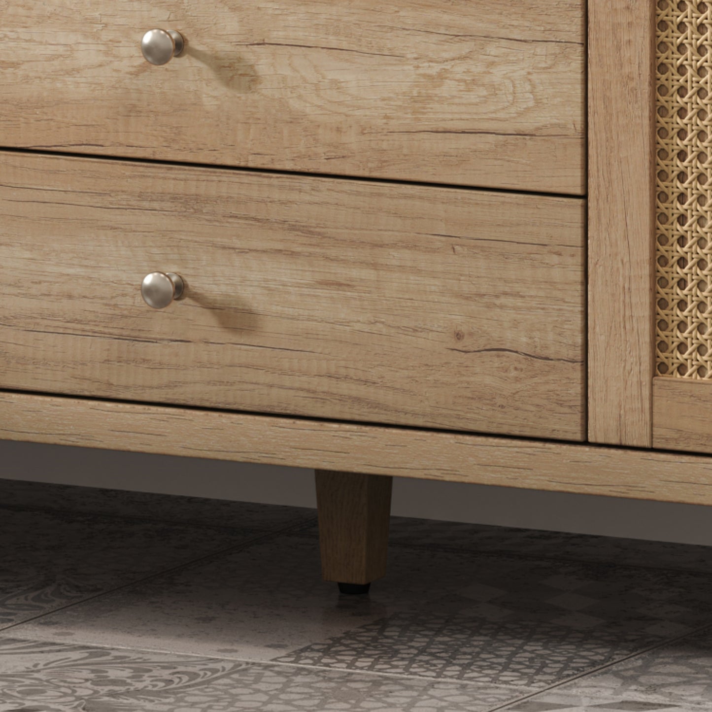 GuGuga 60" Bathroom Vanity with SMC Sink, Modern Large Storage Bathroom Storage Cabinet