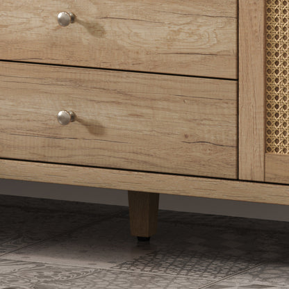 GuGuga 60" Bathroom Vanity with SMC Sink, Modern Large Storage Bathroom Storage Cabinet