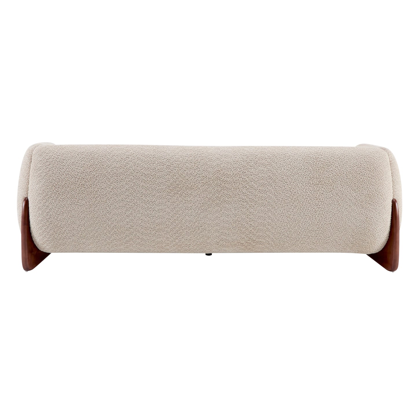 Jennifer 82 Inches low silhouette Boucle Sherpa Sofa