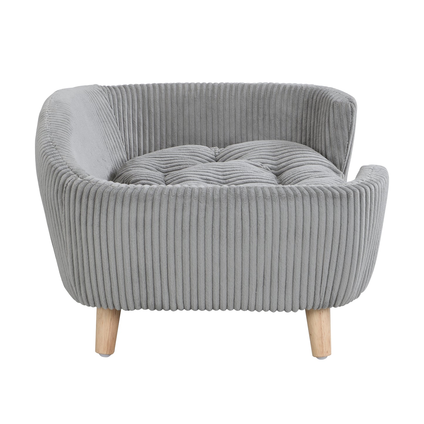 Samuel Mid Century Small Plush Pet Bed