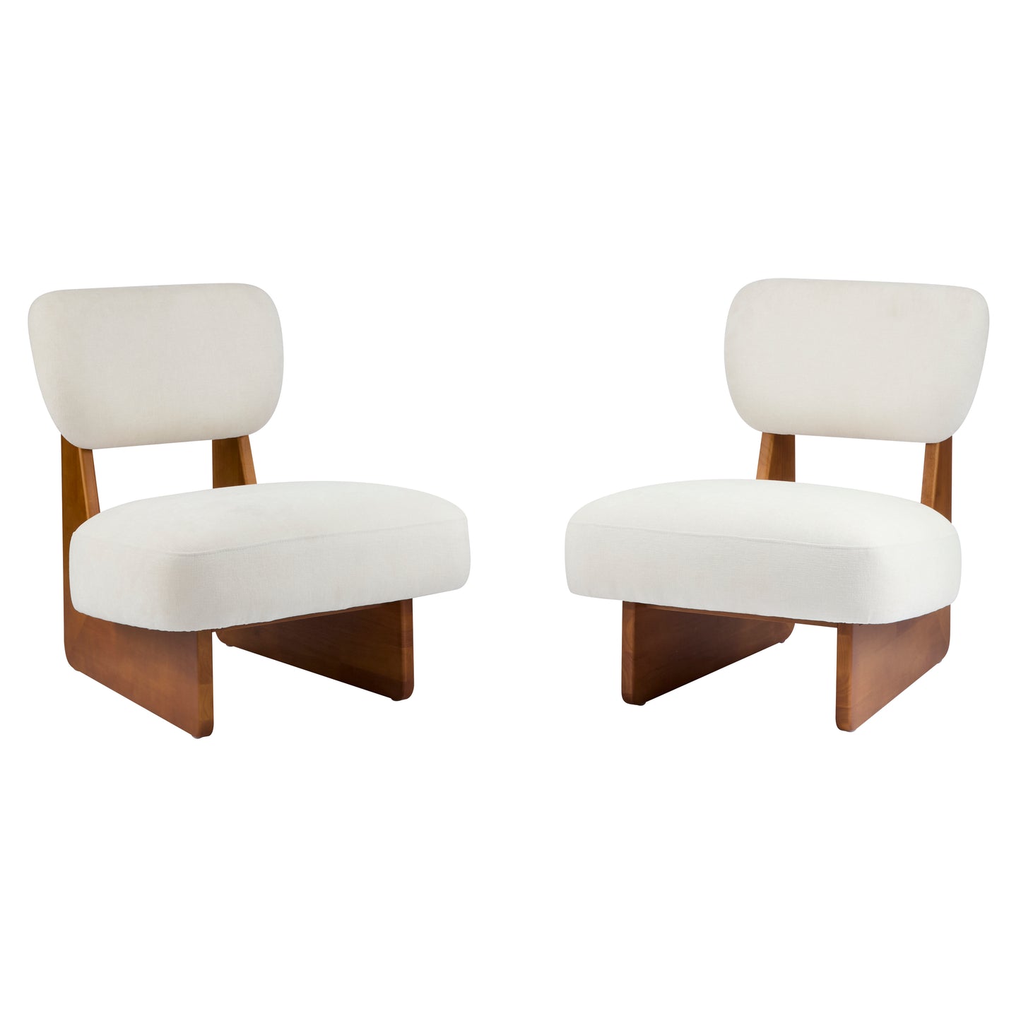 Brilinos Modern Lounge Chair Minimalist Design, Stylish and Comfortable,Set of 2