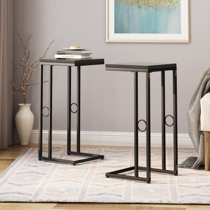 Modern End Tables Minimalist Nightstands,Set of 2