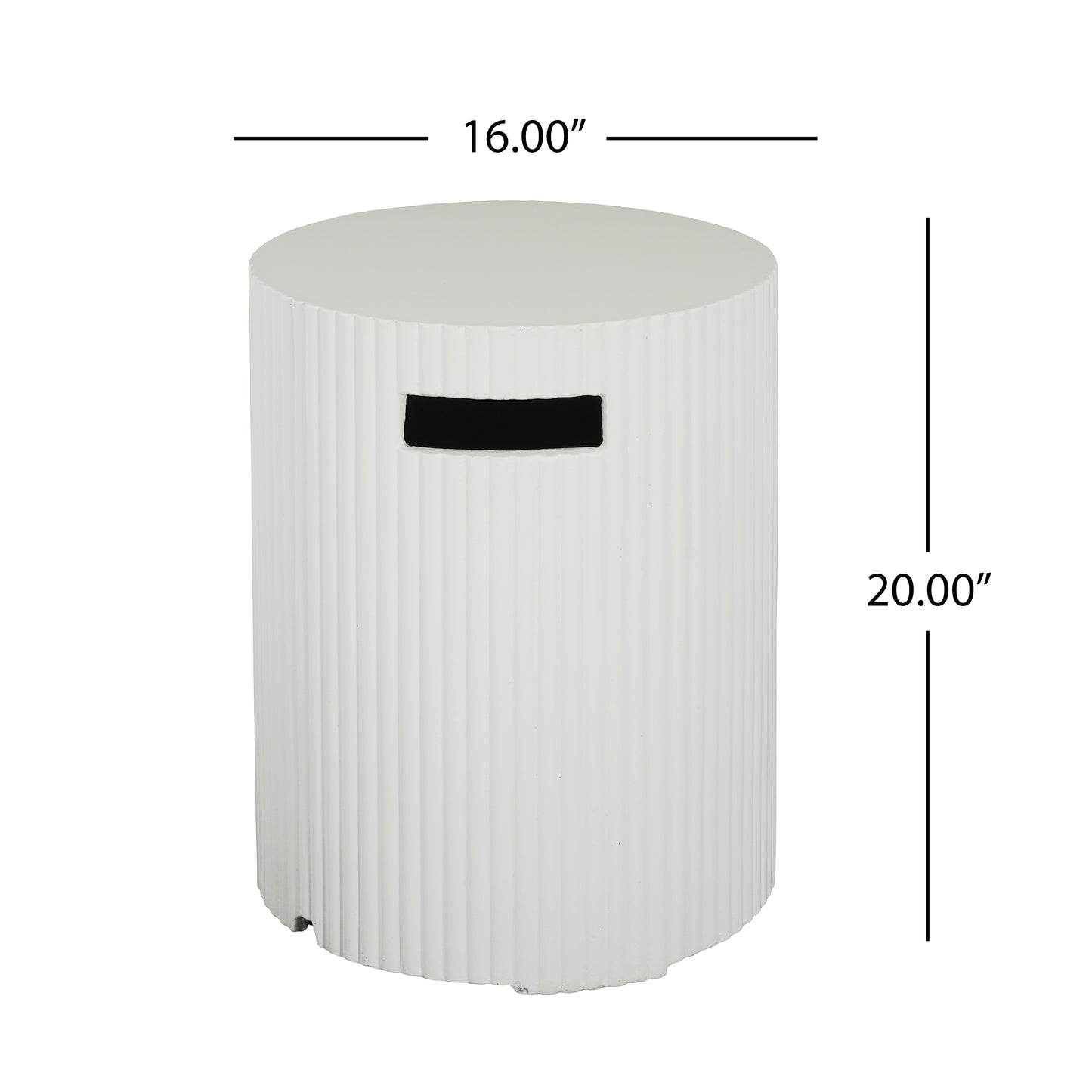 Alarion Outdoor Fire Pit Table Set – 40,000 BTU Propane Fire Pit with Matching Tank Holder