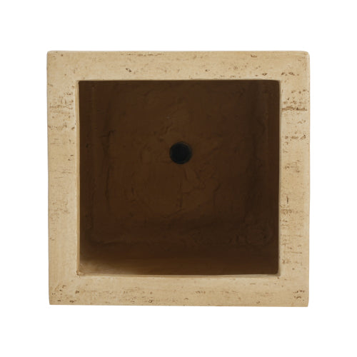Mistry MGO Handmade Rectangle Planter Box,Travertine