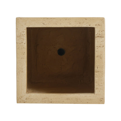 Mistry MGO Handmade Rectangle Planter Box,Travertine