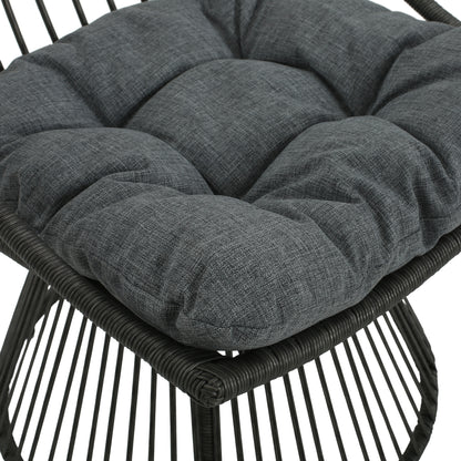 Apulia Wicker Outdoor Lounge Chair with Cushions