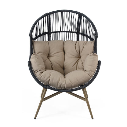 Isidorea Outdoor Wicker Egg Chair Weather-Resistant