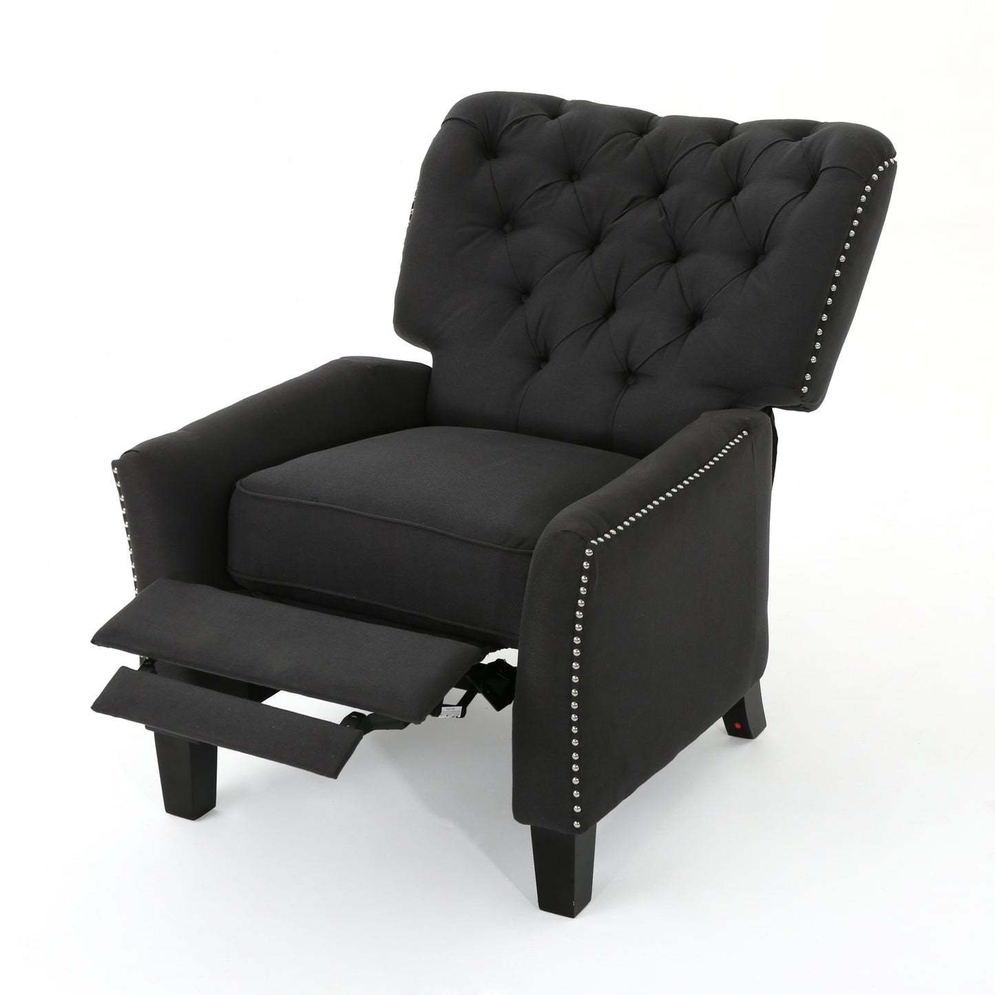 Finnion Modern Fabric Push Back Recliner