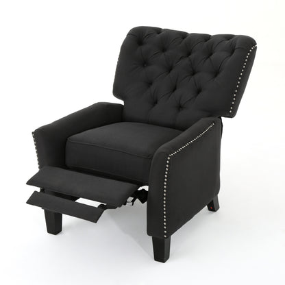 Finnion Modern Fabric Push Back Recliner