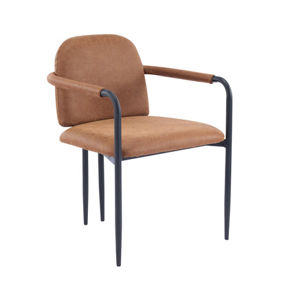 Harmonia Dinning Chair with iron frame-Set of 2
