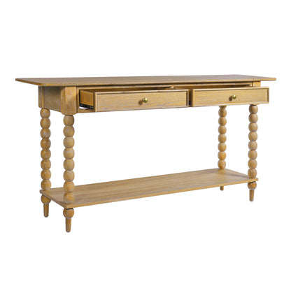 Beatrice 31.5" Console Table - 2 Drawers & Shelf for Living Room/Hallway Storage & Decor