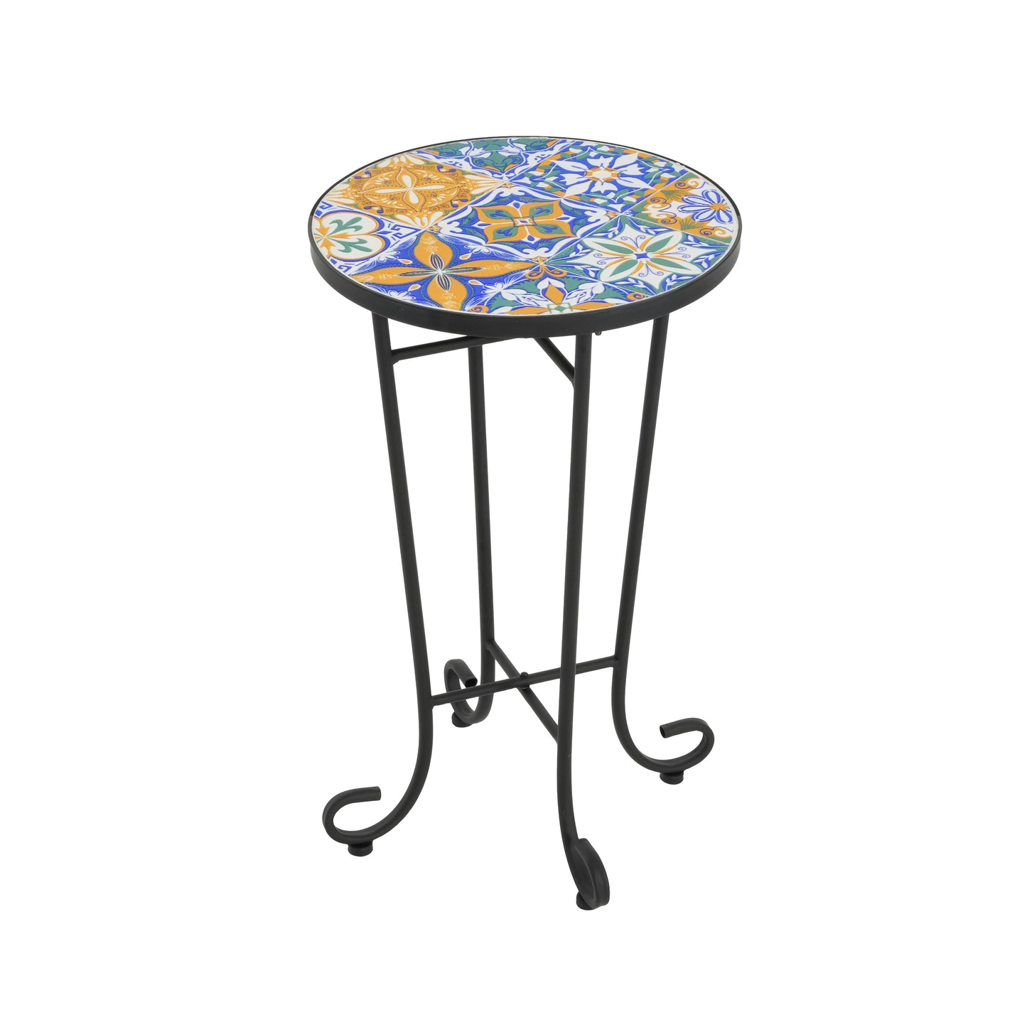 Cassian Outdoor Patio Round Side Table