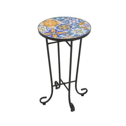 Cassian Outdoor Patio Round Side Table