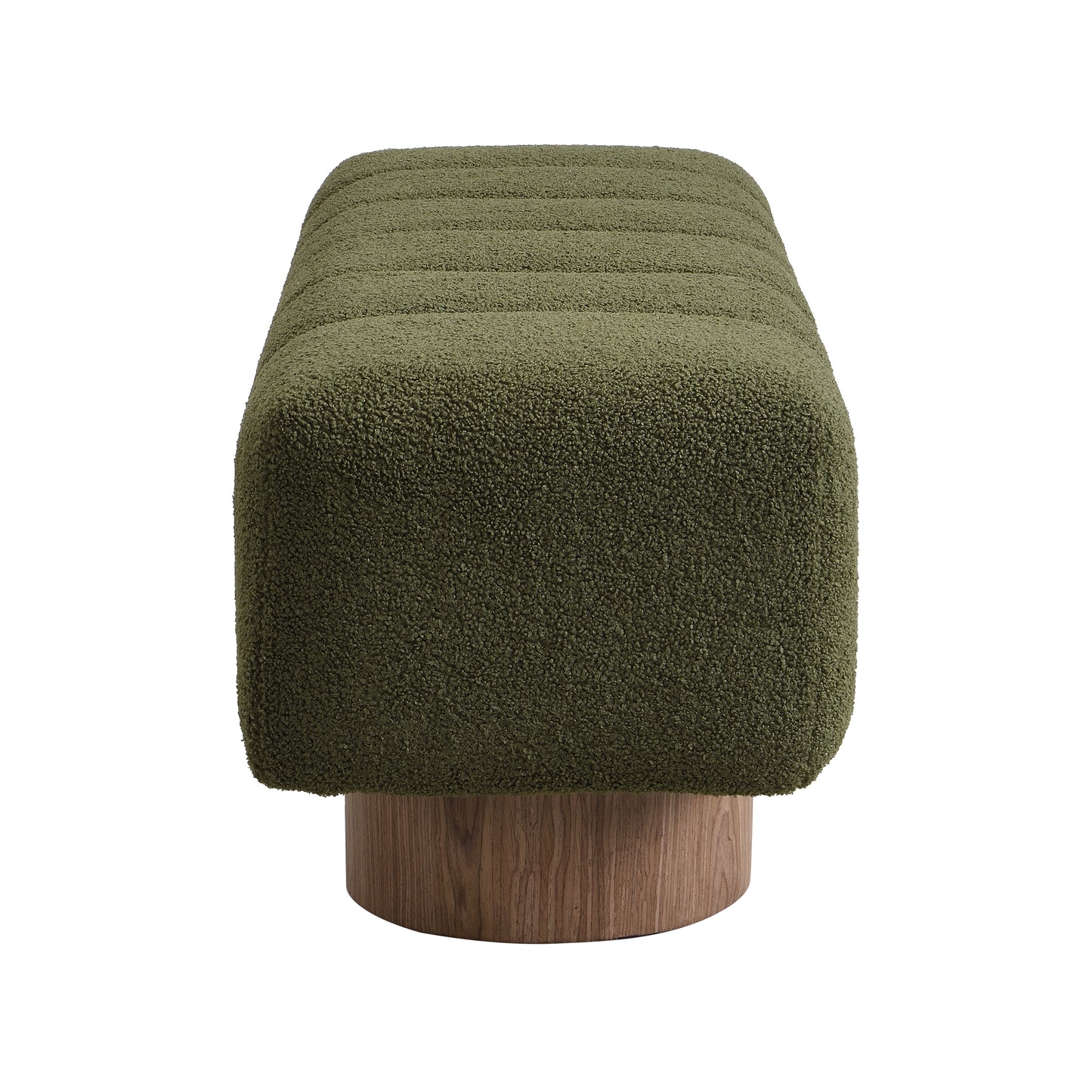 Sylithar Chenille Fabric Upholstered Dining Bench, End of Bed Entryway Bench Ottoman