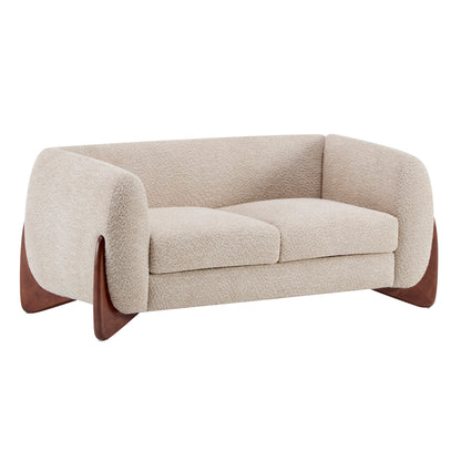 Amberlyn Modern Upholstered Loveseat