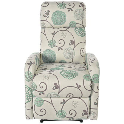 Elarra Modern Recliner Manual Recliner Home Theater Manual Recliner Chair with Adjustable Backrest