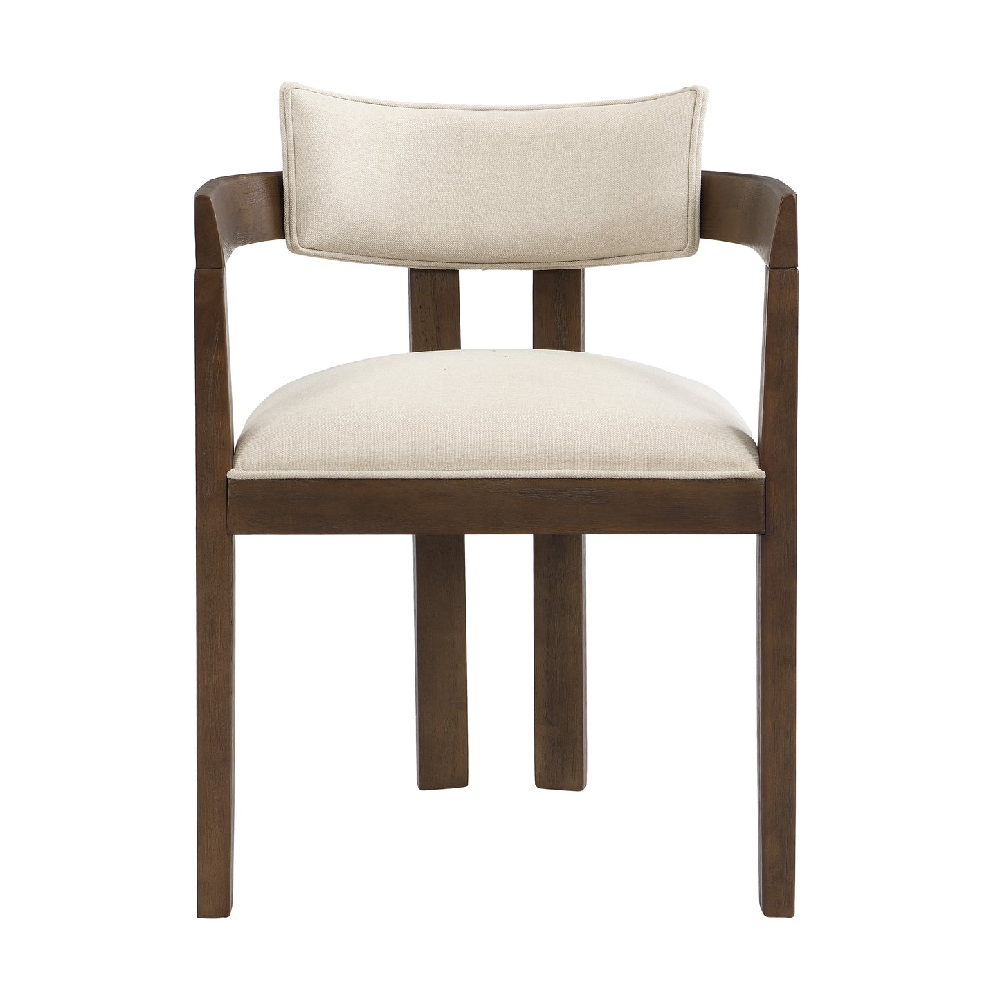 Celestia Modern Upholstered Dining Chairs With Armrest  Set of 2