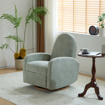 Alindra Modern 360° Swivel Glider Recliner Chair with Rocking Motion