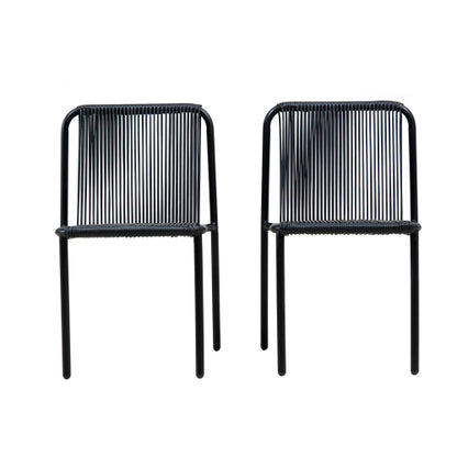 Creeperia Outdoor Patio Stackable Dining Chairs