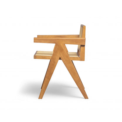 Chandiger Wood Arm Dining Chair,Set of 2