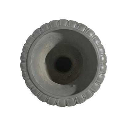 Alder Outdoor Magnesium Oxide Garden Urn Planter, Antique White