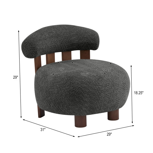 Kesena Modern Bouble Fabric Accent Chair