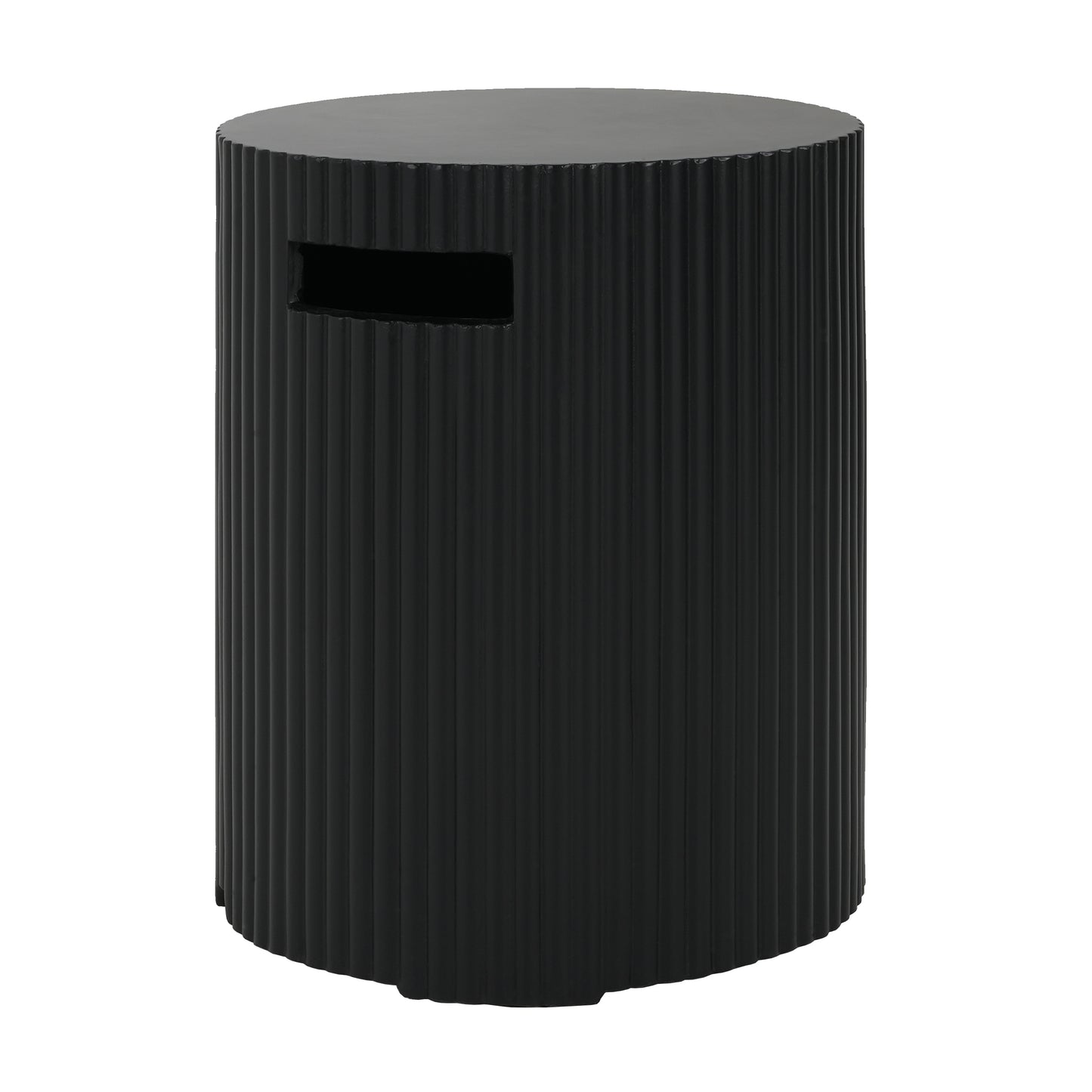 Alarion Outdoor Fire Pit Table Set – 40,000 BTU Propane Fire Pit with Matching Tank Holder