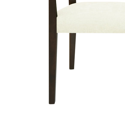 Serenal Modern Upholstered Dining Chairs with Cane Webbing,Set of 2