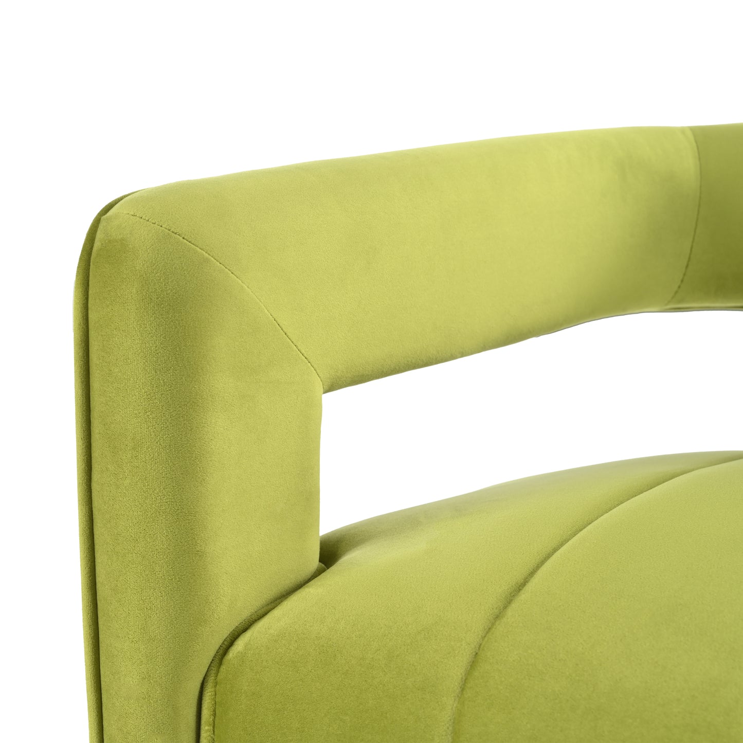 Brazal Modern Velvet Accent Club Chair