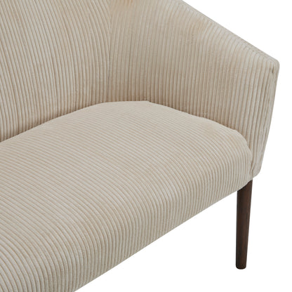 Deborah Mid-Century Fabric Settee