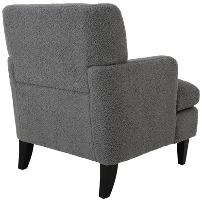 Dorelle Upholstered Accent Chair Tufted Armchair for Living Room and Bedroom