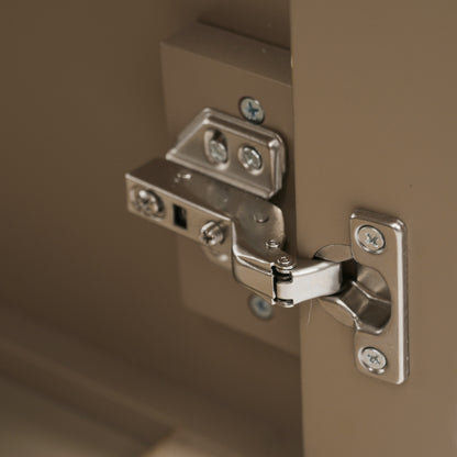 Orion 30" Vintage Bathroom Vanity with Ceramic Sink, Bathroom Vanity Cabinet,Antique Brown