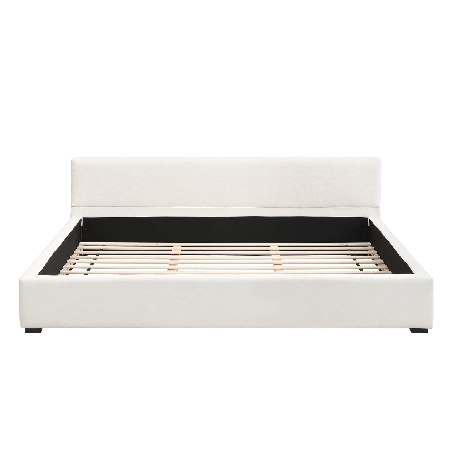 Oravionis Modern Nordic Design Elegant Beige Wide-edge Bed