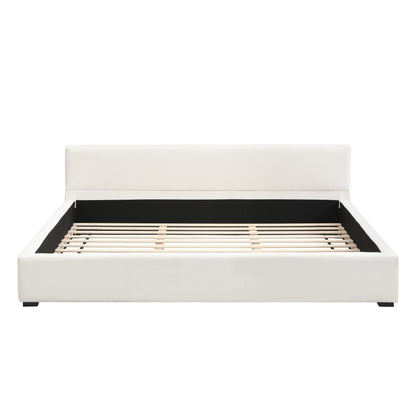 Oravionis Modern Nordic Design Elegant Beige Wide-edge Bed